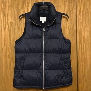 Old Navy High Neck Puffer Quilted Vest